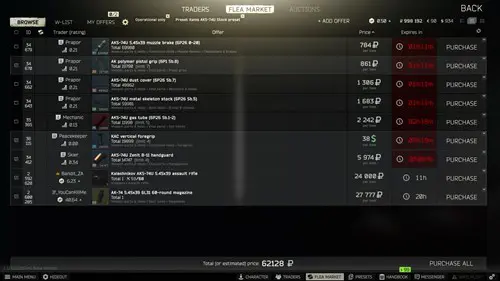 Escape From Tarkov Gunsmith Part 2 Required Items