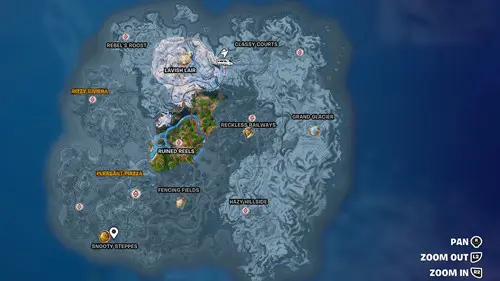 Fortnite Mod Bench locations Chapter 5