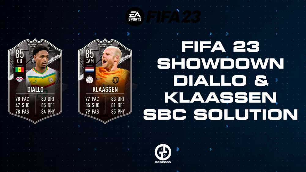 Here's how to solve the Showdown Diallo & Klaassen SBC in FIFA 23