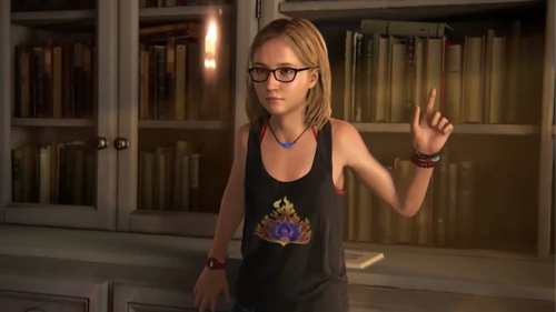 Cassie Drake, played by Kaitlin Dever, as she appears in Uncharted 4.