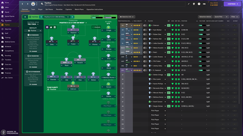 FM24 Tactics Screen