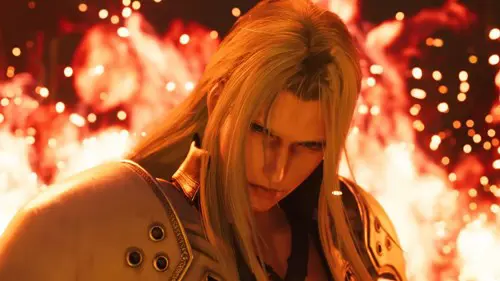 Image of Sepiroth in FFVII Rebirth trailer