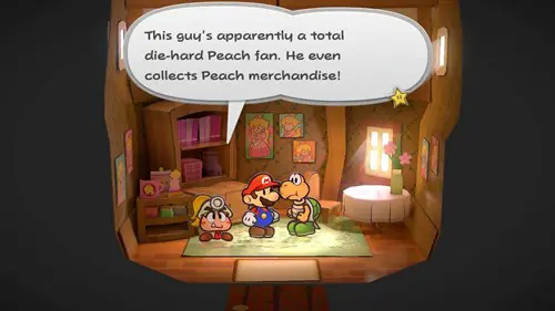 Talking to a Koopa in Paper Mario TTYD.