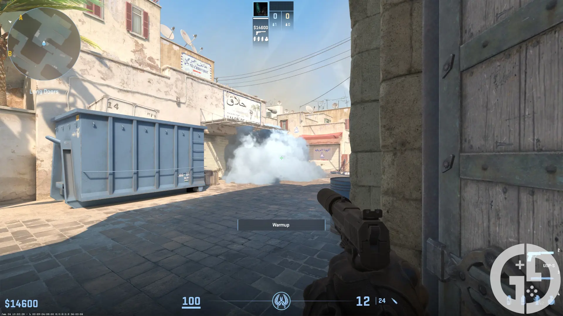 Cs2 Dust2 A Long Corner Smoke