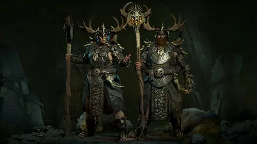 A pair of Druids in Diablo 4