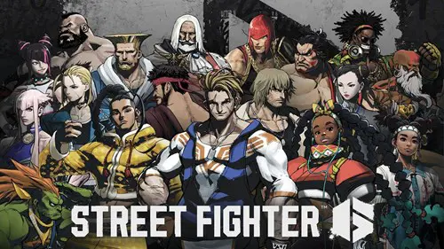 Art of the initial roster of 18 fighters in Street Fighter 6