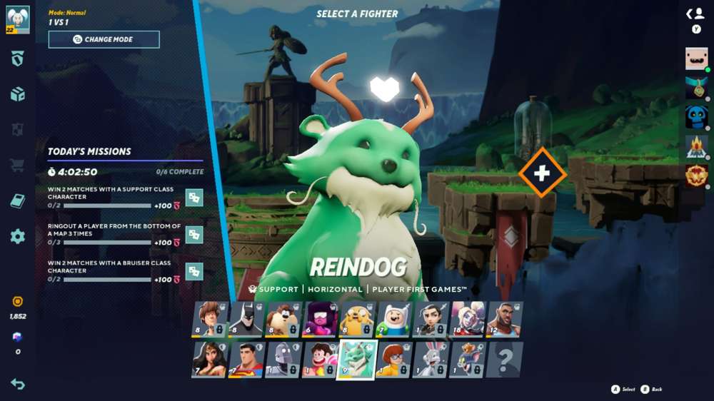 MultiVersus Reindog combos, perks & specials