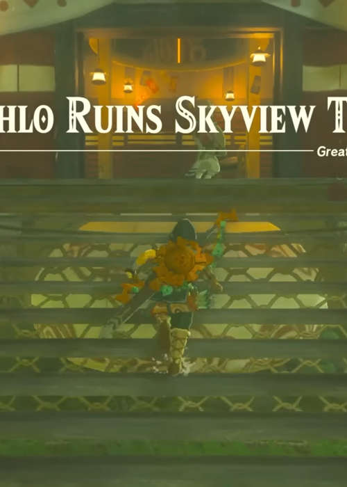 Zelda: Tears of the Kingdom Thyphlo Ruins Skyview Tower: Where to find & how to activate