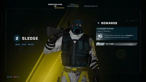 Level up you operators in Rainbow Six Extraction.