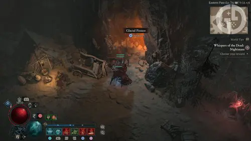 Glacial Fissure entrance in Diablo 4