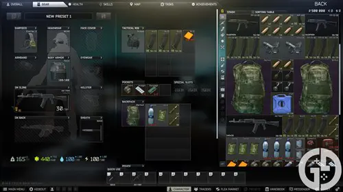 Image of the BEAR starting gear in Escape from Tarkov