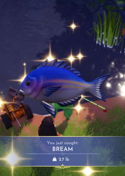 How to find & catch Bream in Disney Dreamlight Valley