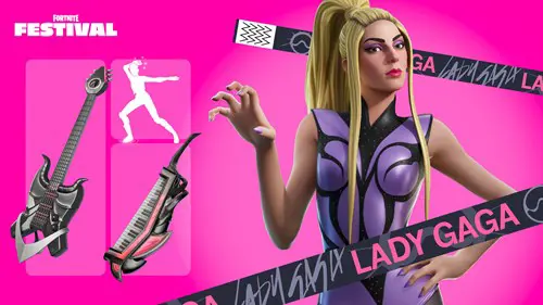 Enigmatic Lady Gaga skin in Fortnite