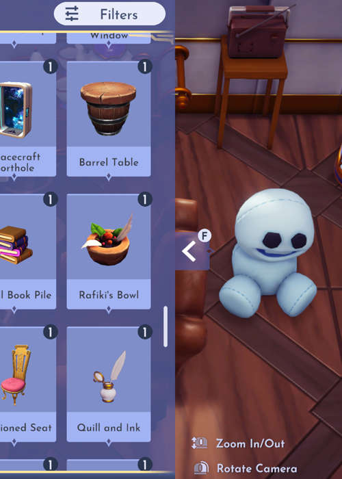 Can you sell furniture in Disney Dreamlight Valley?