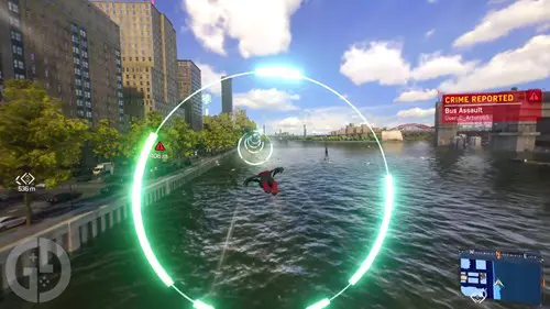 Gliding through a wind tunnel to unlock the 'Soar' trophy in Marvel's Spider-Man 2