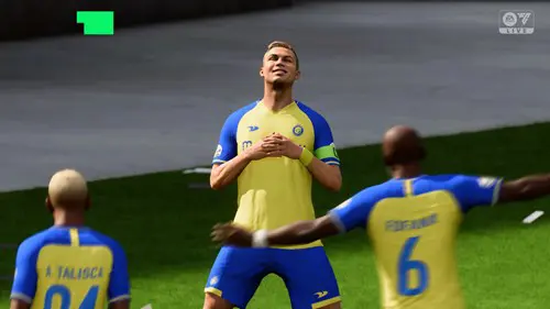 Image of Ronaldo's sleeping celebration in EA FC 24