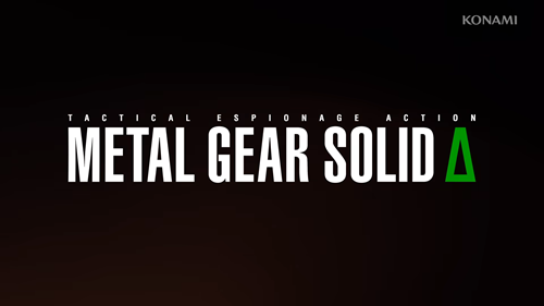 The title card for Metal Gear Solid 3's remake.