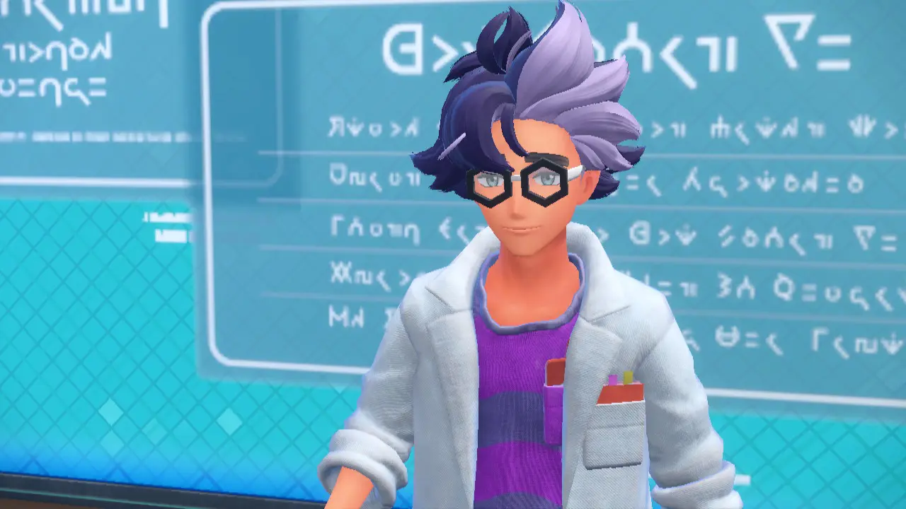 Mr. Jacq, the Biology class teacher in Pokemon Scarlet & Violet