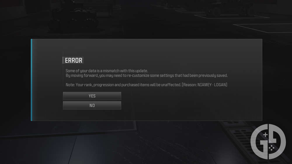 Niamey Logan MW3 'Your Data is Corrupt' bug explained