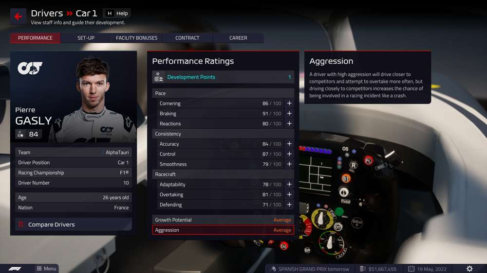 F1 Manager 2022 Driver Ratings: All Drivers Ranked