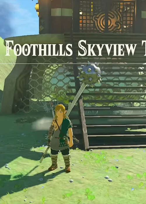 Zelda Tears of the Kingdom Popla Foothills Skyview Tower: Where to find & how to activate