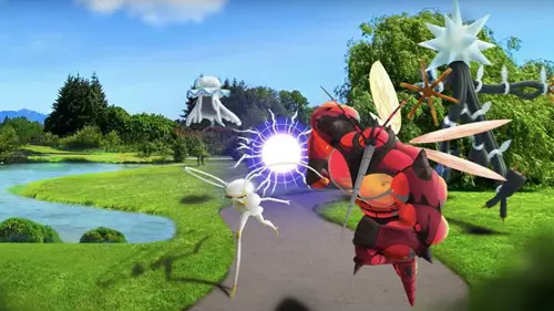 Some of the Ultra Beasts in Pokemon GO