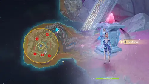 Genshin Impact: Crystal pillar locations