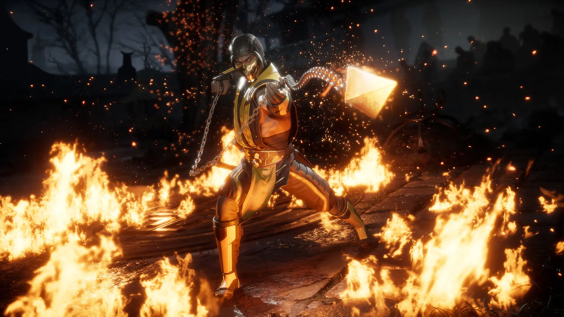 Scorpion in Mortal Kombat 11.