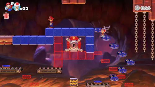 Toad in Mario vs Donkey Kong's co-op mode