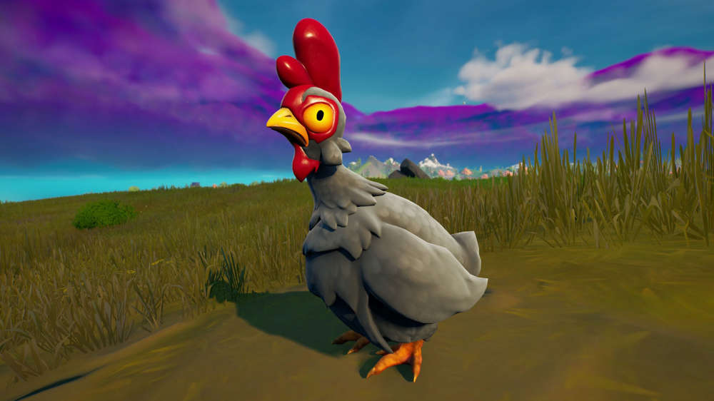 Deal damage with a chicken peck in Fortnite with this method