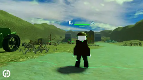 Image of a character standing in War Simulator