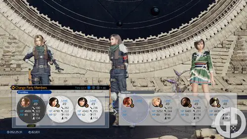 Image of an Aerith Tifa and Yuffie party combination in Final Fantasy 7 Rebirth