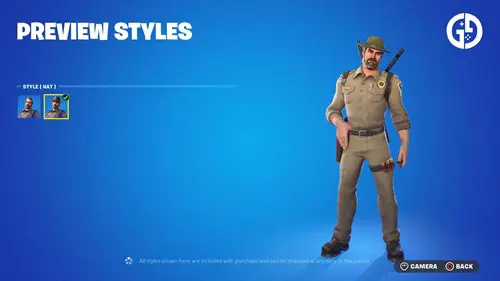 Hopper from Stranger Things in Fortnite