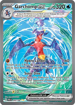 Garchomp ex Special Illustration Rare card