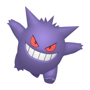 Gengar's sprite from Pokemon Home.