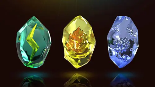 Real-life replicas of Evolution Stones