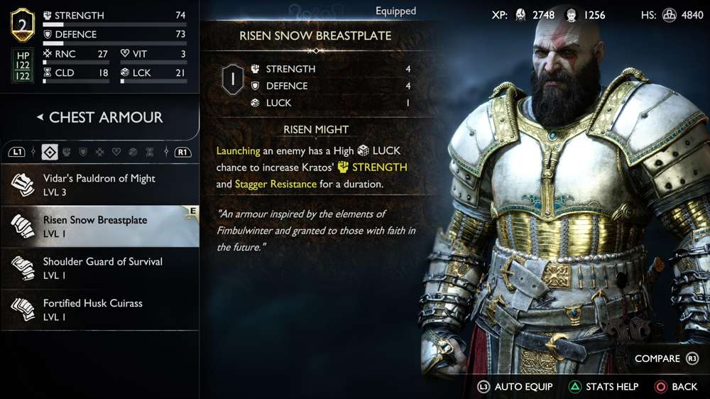 How you can get Risen Snow & Darkdale Armour in God of War Ragnarok