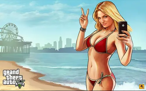 GTA V woman loading screen