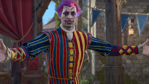 Dribbles the Clown in Baldur's Gate 3.