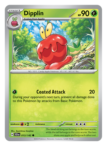 Dipplin Pokemon card reveal