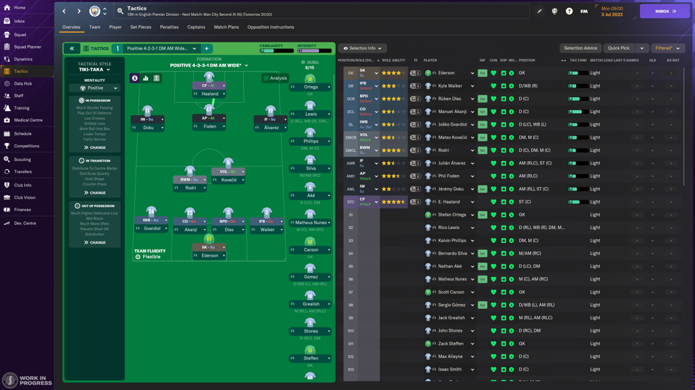 Best tactics & formations to use in Football Manager 2024