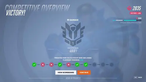 Overwatch 2 Competitive Rework placements