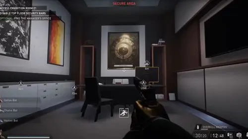 The manager's office in Under the Surphaze in PAYDAY 3