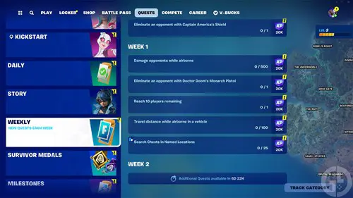 Fortnite Chapter 5 Season 4 challenges