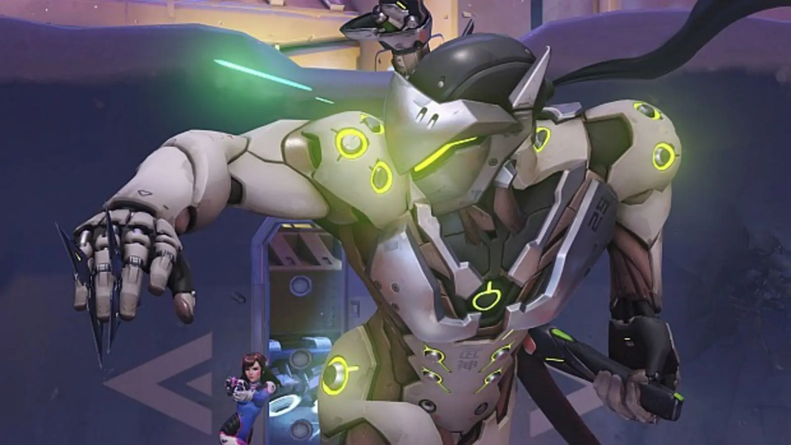 Genji as he appears in Overwatch 2