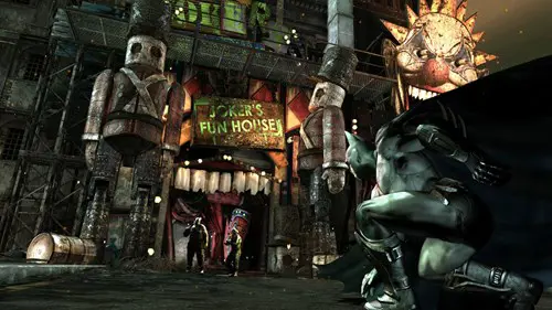 Batman: Entering the fun house in Batmna: Arkham City