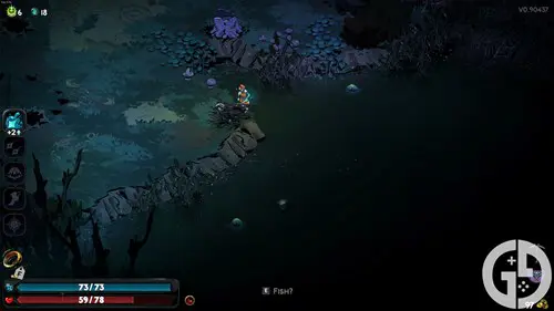 Image of a fishing pool in Hades 2