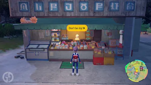 Peachy's Stall in Pokemon Scarlet & Violet epilogue