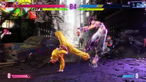 Jamie using Falling Star Kick in Street Fighter 6