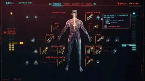 image of the Cyberware-EX mod for Cyberpunk 2077